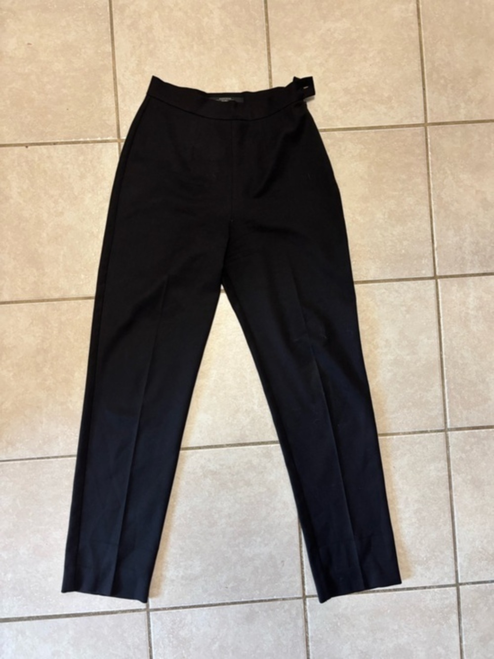 Weekend MaxMara Black High-Waist Trousers